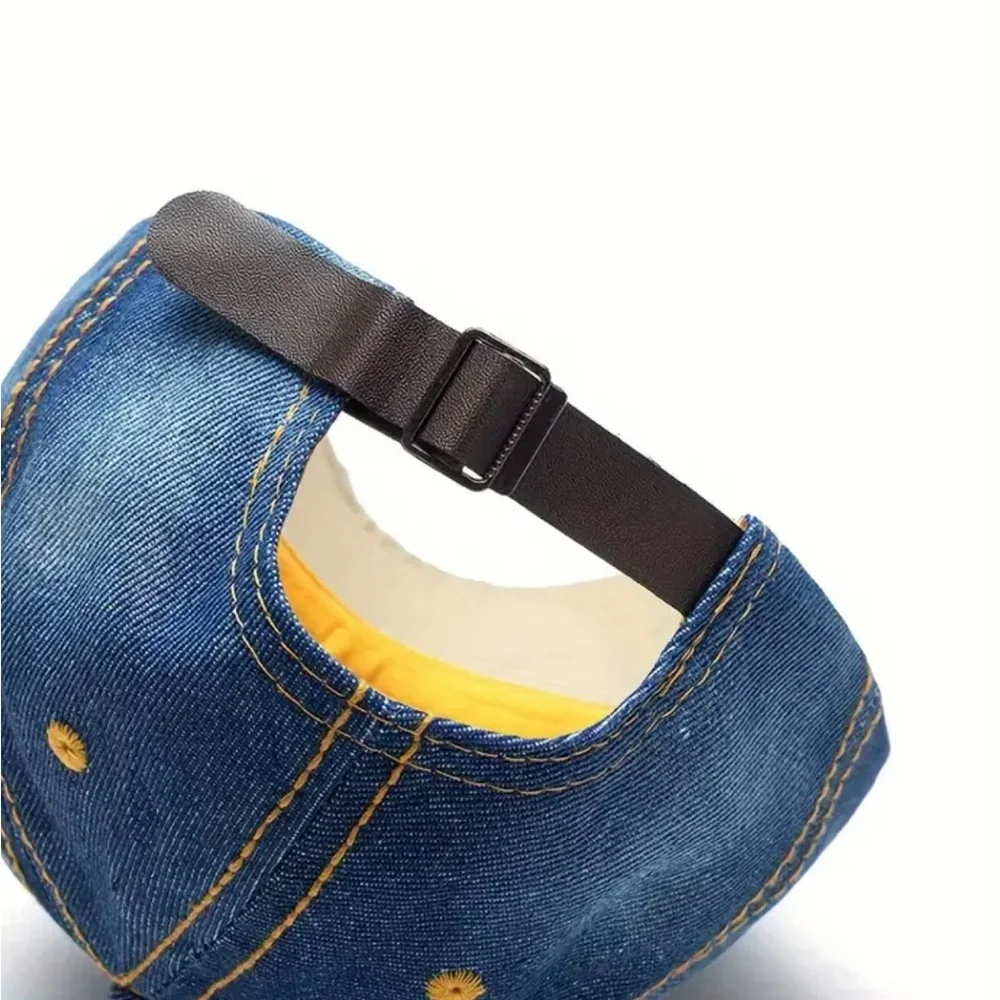 USA Denim Cap with Rhinestones